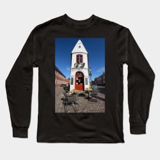 Sidewalk cafe in Denmark Long Sleeve T-Shirt